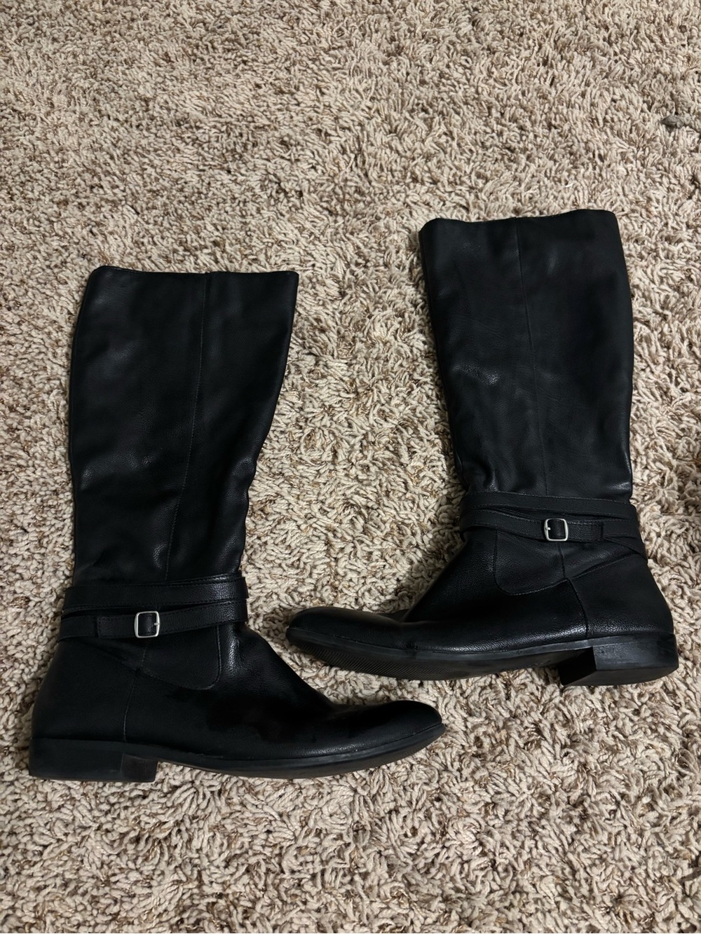 Black Knee-High Boots